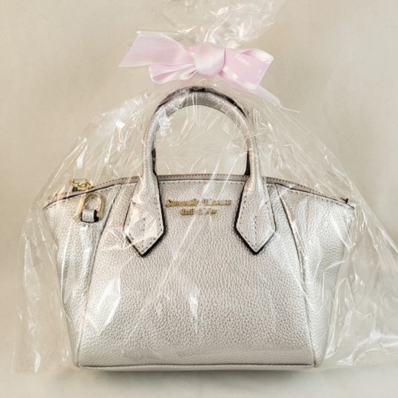 Samantha Thavasa Bags Samantha Thavasa Petit Choice Silver Mini Bag Poshmark